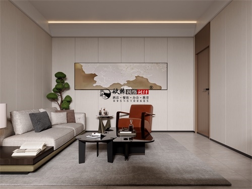 隆德办公室装修设计项目|镹臻设计